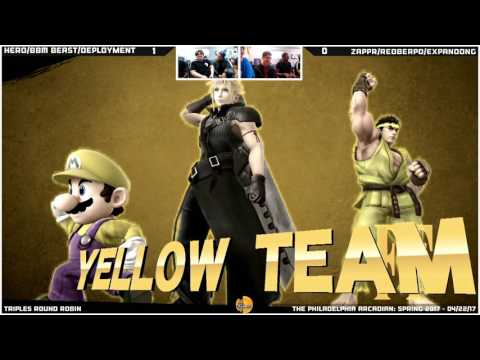 PSPA 2017  ExpandDong RedBerpo Zappr vs Hero Beast Deployment   Round Robin   Smash 4 Triples