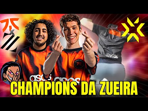 Flick SURREAL do Alfajer e Boaster rebolando AO VIVO! - [FNATIC x ZETA] - CHAMPIONS DA ZUEIRA
