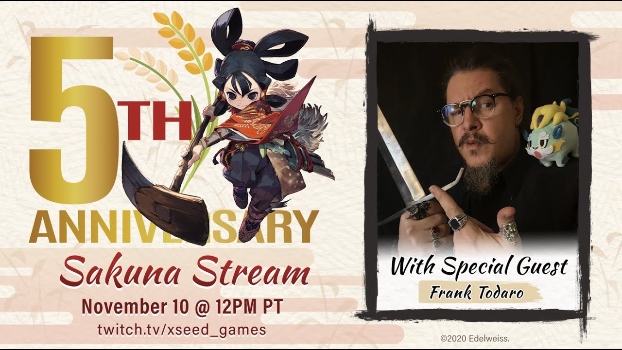 Sakuna: Of Rice and Ruin 5th Anniversary Stream VOD