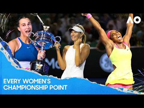 Every Women's Championship Point This Century | Australian Open