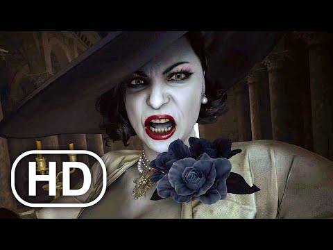 RESIDENT EVIL 8 VILLAGE All Lady Dimitrescu Cutscenes 4K ULTRA HD