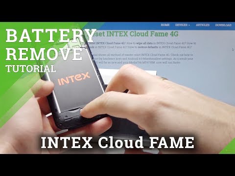 How to Remove Battery from Intex Cloud Fame 4G - Force Restart