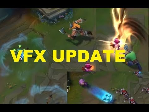 VFX Update - Kennen Blood Moon , Kennen E Pose, Olaf , Wukong , Riven