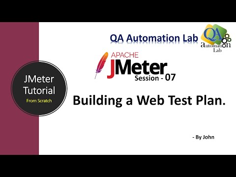 JMeter Tutorial S-07 | Building Web Testing Plan in JMeter| Regular expression | Variables
