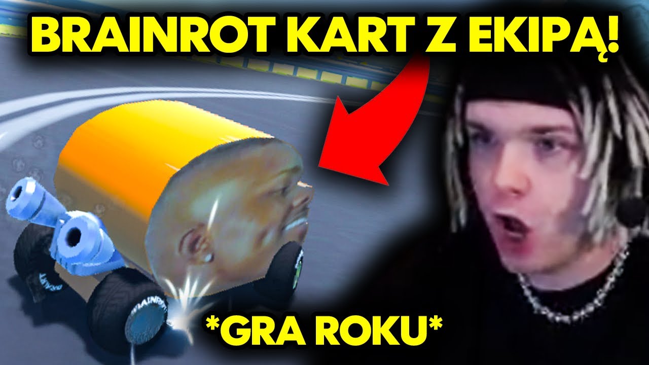 BRAINROT KART WITH THE CREW! *game of the year*