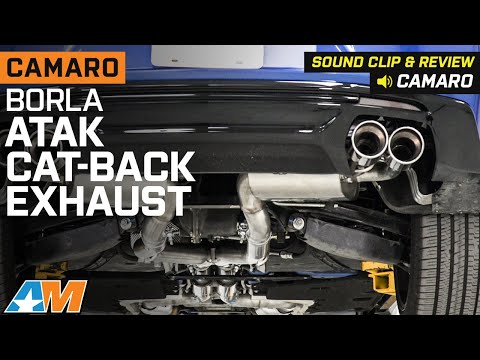 2016-2023 Camaro SS Borla ATAK Cat-Back Exhaust with Polished Tips Review & Sound Clip