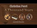 A Thousand Years - Christina Perri (Acoustic Karaoke)