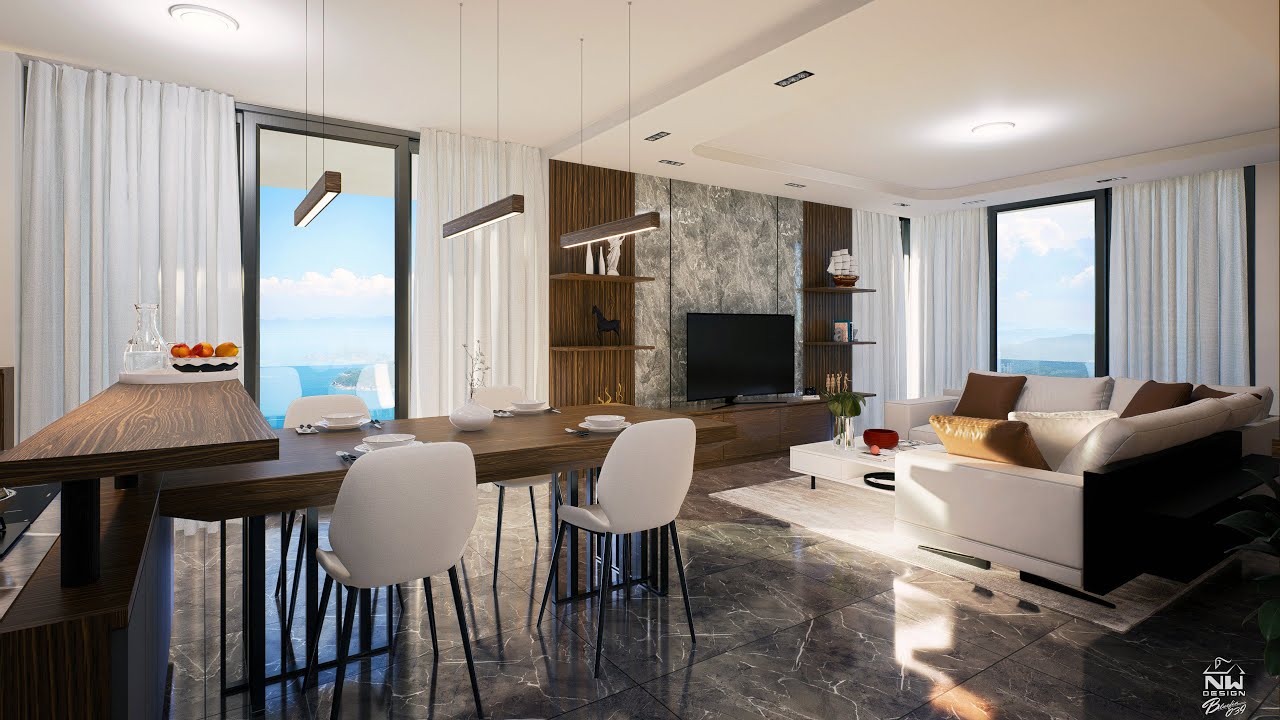 3D Perspective - 3D Perspective Interior Exterior and Video Present - 2