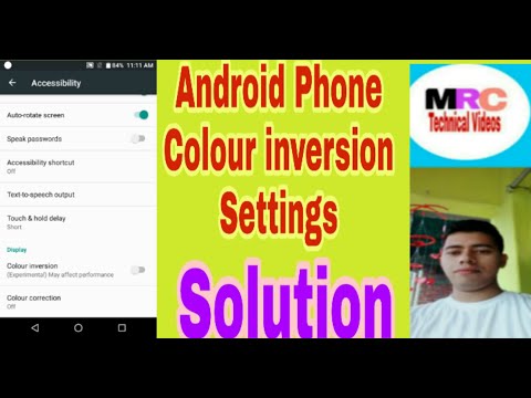 How to inversion colour setting disable ! Fix colour inversion android
