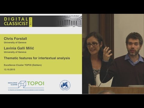 Digital Classicist Seminar Berlin (2015/2016) - Seminar 1