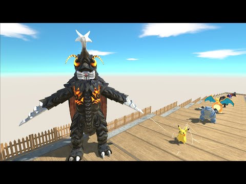 MEGALON DEATH FALL - Animal Revolt Battle Simulator