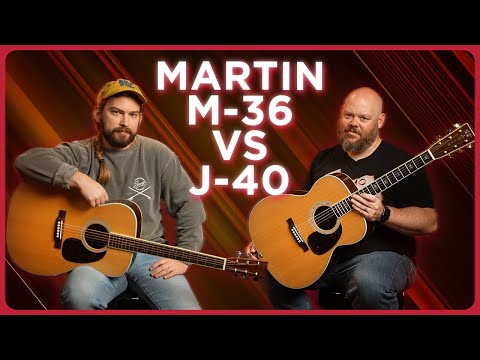 Martin's Under Appreciated 0000 Guitars Battle It Out! Martin M-36 vs J-40