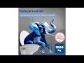 Crevada WC-bril Duroplast onbreekbaar wit | video 1