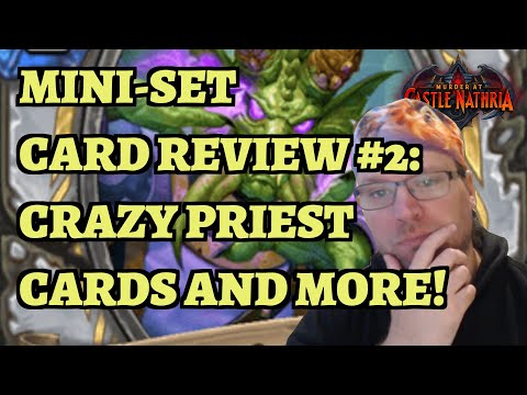 CRAZY Thief Priest and Bless Priest cards and more! (Hearthstone Maw and Disorder Card Review #2)