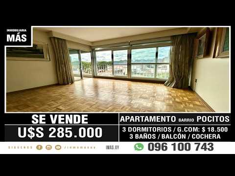 Video de YouTube - Apartamento Venta 3 Dormitorios Cochera Pocitos Montevideo iMas.uy RG *