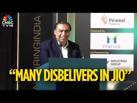 Mukesh Ambani At Book Launch Event & National Record Celebration | CNBC TV18