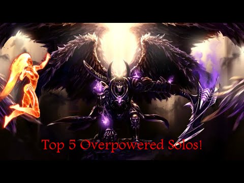 Top 5 Most Overpowered Gods In Smite! (Solo Only)