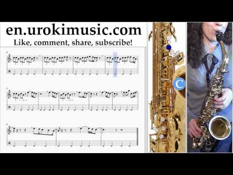 Saxophone lessons (Tenor) Kesha - Praying Sheet Music Tutorial um-i352