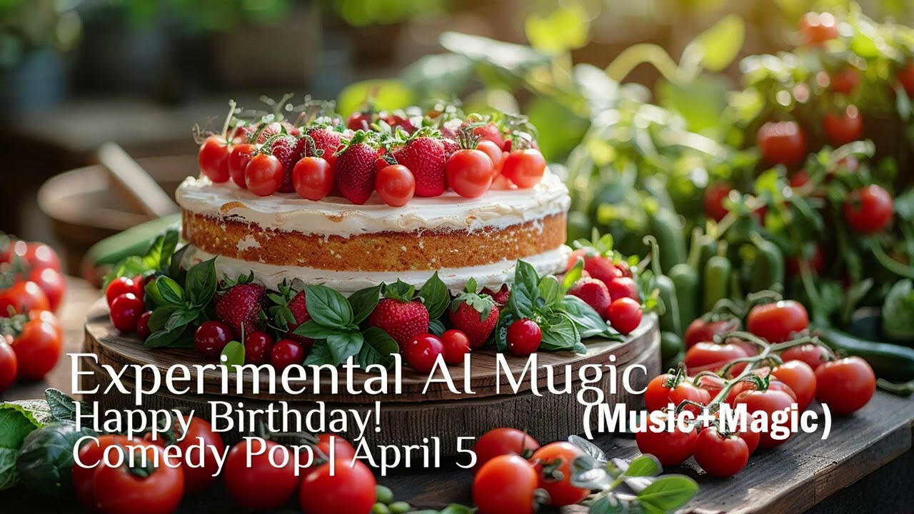 Happy Birthday! Comedy Pop - Veggie Bash - April 5 #kidssong #aimusic #happybirthdaysong #aialbum