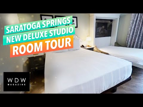 Disney's Saratoga Springs NEW Deluxe Studio - Room Tour