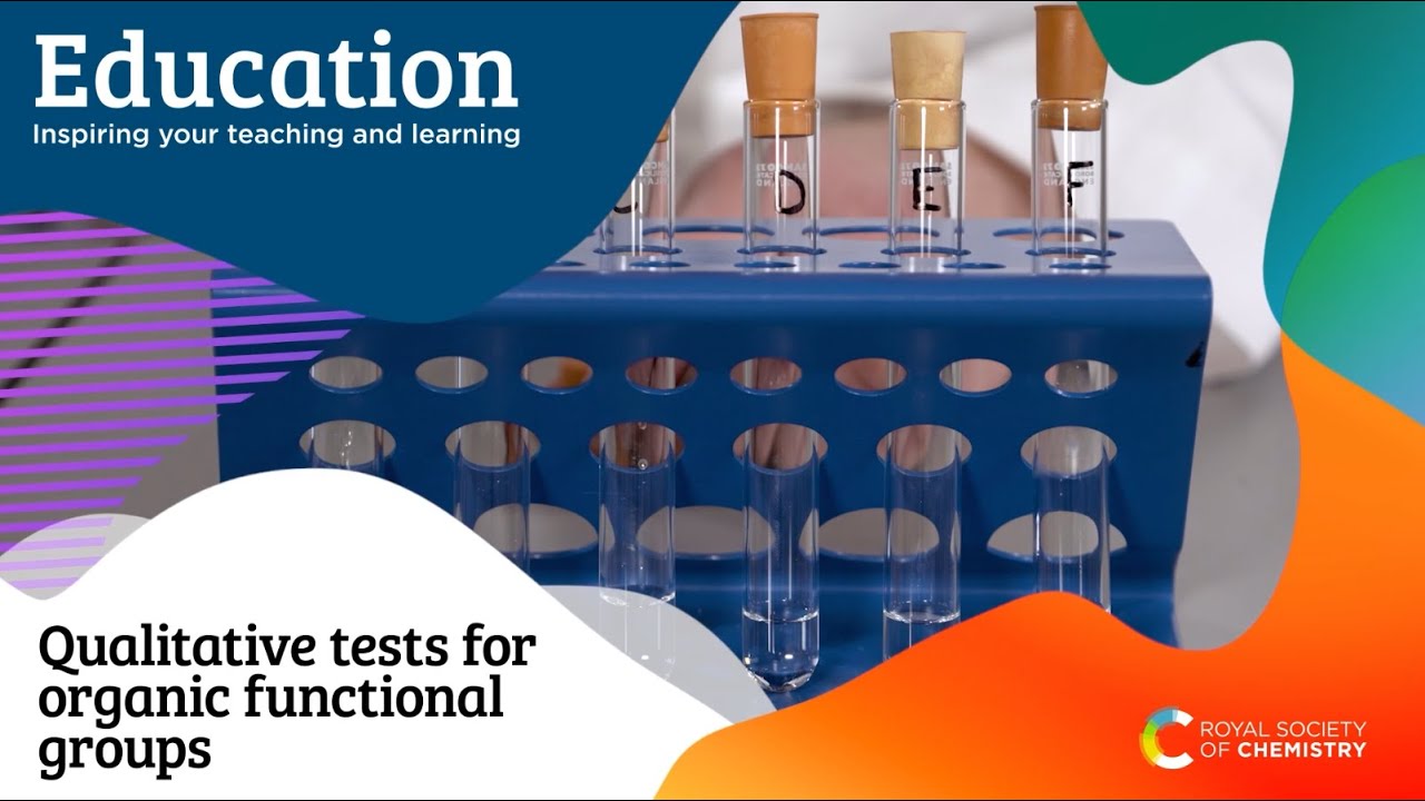 Qualitative tests for organic functional groups – practical video | 16–18 years