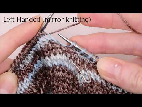 Master The Central Double Decrease Cdd A Guide For Left Handed Mirror Knitters