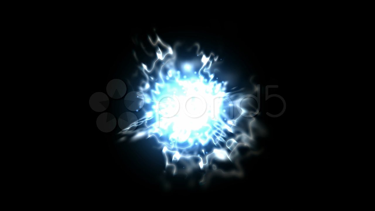 Glowing Electric Particle Circle. Stock Footage