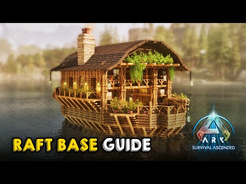 Ultimate All-in-One Raft Base | Building Tutorial | ARK: Survival Ascended