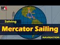 How To Solve Mercator Sailing Problems Maritime Navigation Tutorial