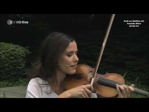 Franziska Wiese  Ich bin frei - ZDF Fernsehgarten 26.06.2016 - Gruß von Matthias