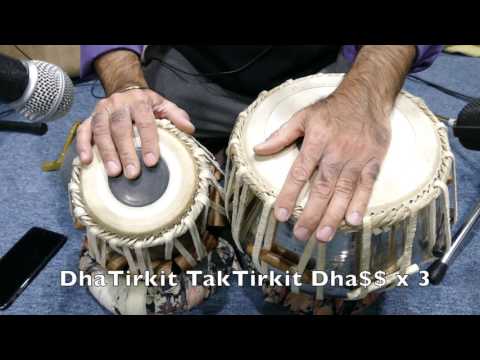 Tabla Lesson # 189 Kehrava AKJ Style - tejsinghca@gmail.com