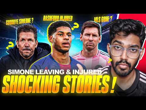 Rashford Injured *Barca in Trouble* | Messi Apology | Real Madrid League FAILS & Simeone leaving ?
