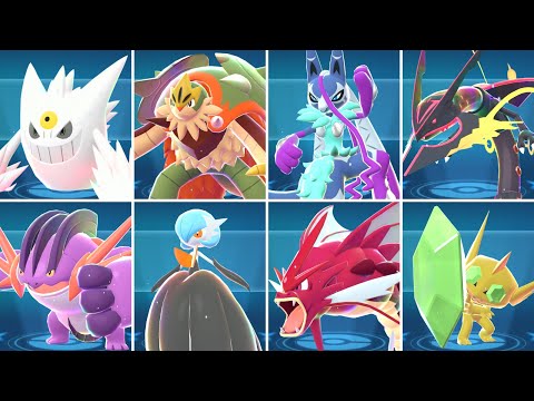 All 96 Shiny Mega Evolutions in Pokémon (Comparison)