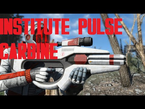 FALLOUT 4 MOD REVIEW INSTITUTE PULSE CARBINE by Degenerate Dak
