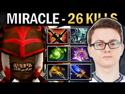 Bloodseeker Dota Gameplay Miracle with 26 Kills and Gleipnir