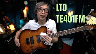 Video thumbnail for ESP LTD TE401FM by Jon is just TOO LouD!!