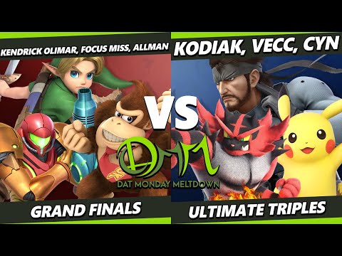 DAT Merry MD GRAND FINALS - Kendrick Olimar, Focus Miss, Allman Vs. Kodiak, Vecc, Cyn - SSBU