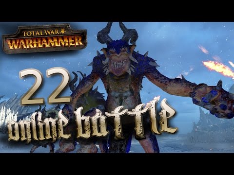 Online Battle #22 - How To Kill A Cygor - Total War: Warhammer
