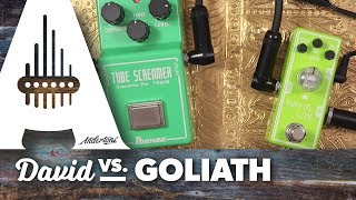 Video thumbnail for David Vs. Goliath - Tube Screamer 808 Pro Vs. Tone City Kaffir Lime by Andertons Music Co