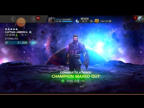 RANK UP 5* Captain America Infinity War Marvel Contest of Champions #mcoc #марвелбитвачемпионов