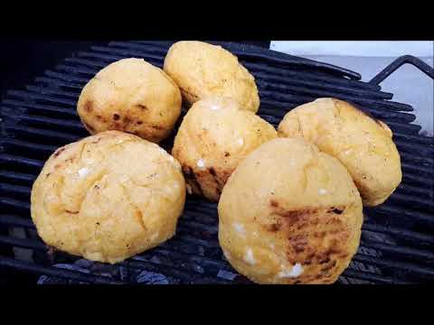 Bulz de mamaliga  pe gratar !