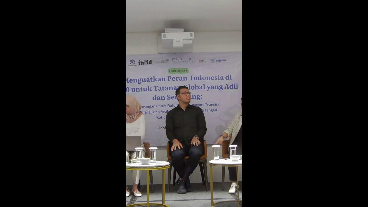 Diskusi Publik: Menguatkan Peran Indonesia di G20 untuk Tatanan Global yang Adil dan Seimbang 📱