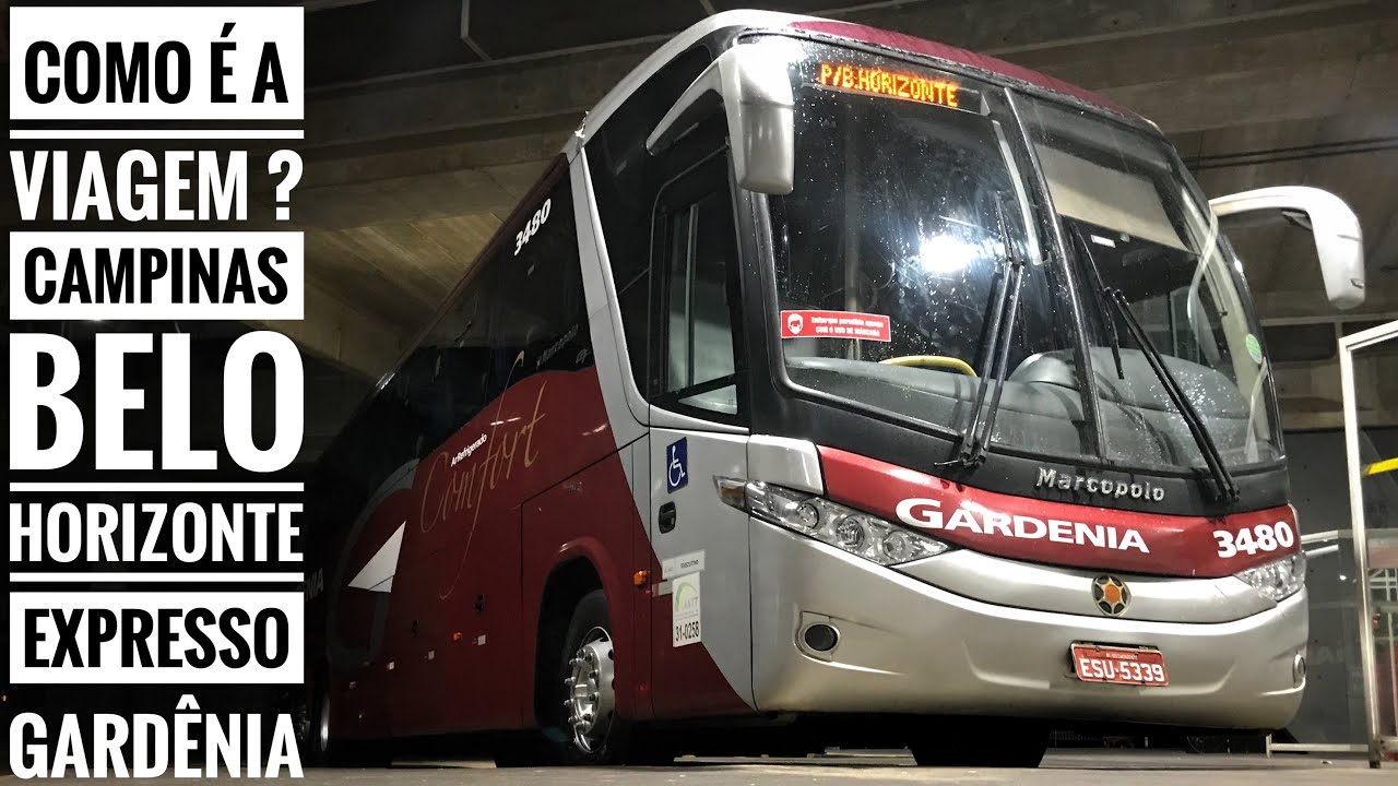 VIAJEI DE GARDÊNIA! 😱 Como é a VIAGEM de Campinas para Belo Horizonte 