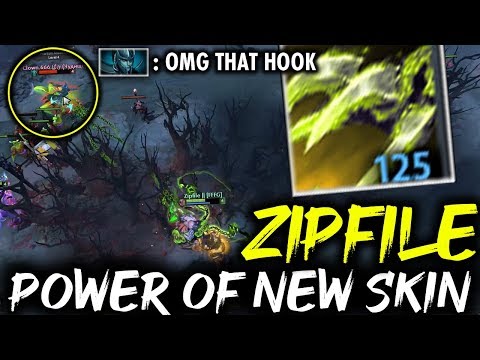 This is Why ZIPFILE is a Pudge God!! New Immortal Pudge Hook Animation Buffed Him so Much...