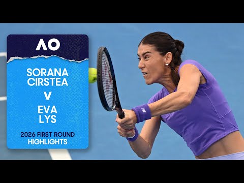 Sorana Cirstea v Eva Lys Highlights | Australian Open 2026 First Round