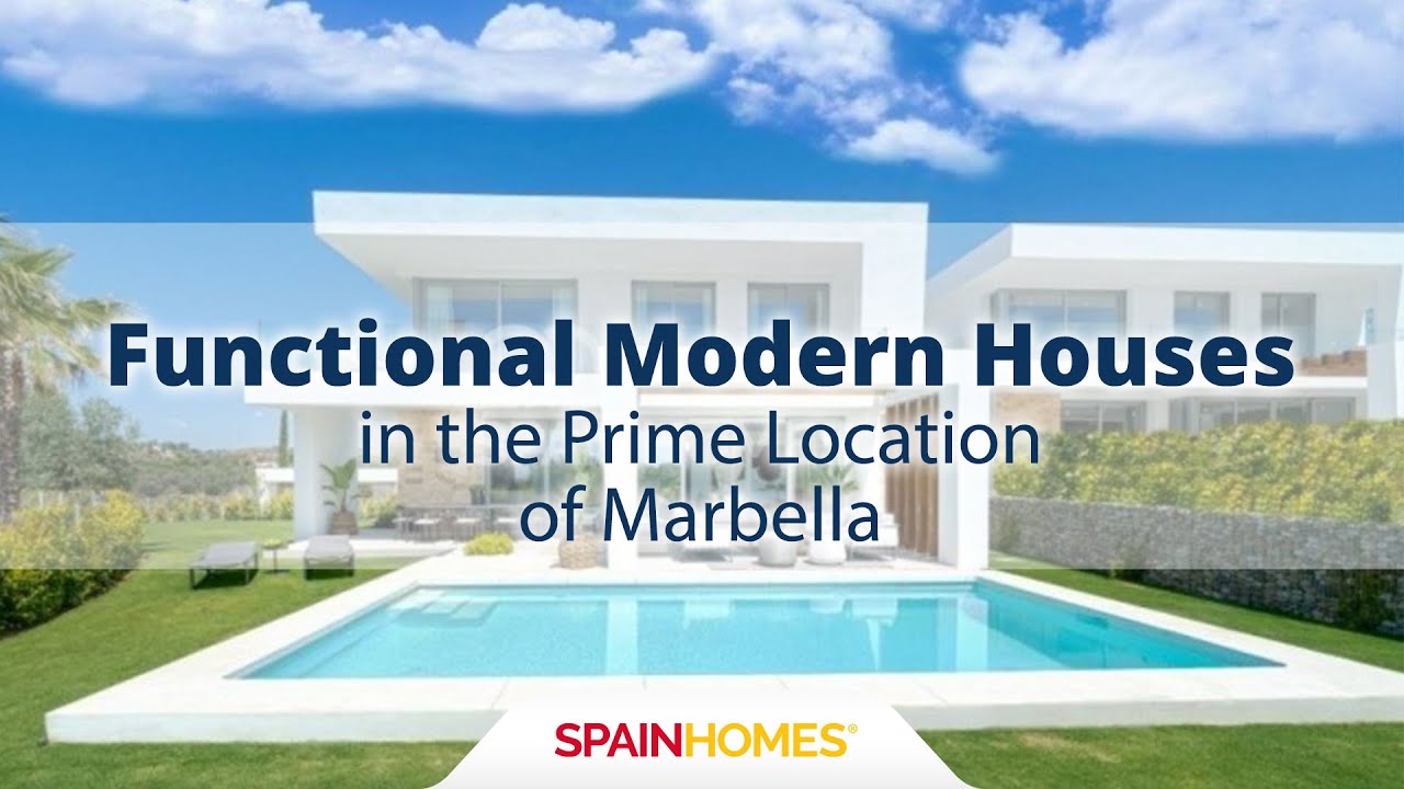 Funtionella Moderna Hus med Utmärkt Läge i Marbella