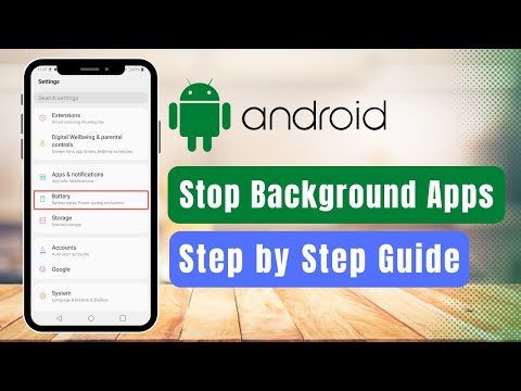 Stop Apps Running in Background Android ! (Free up the memory)