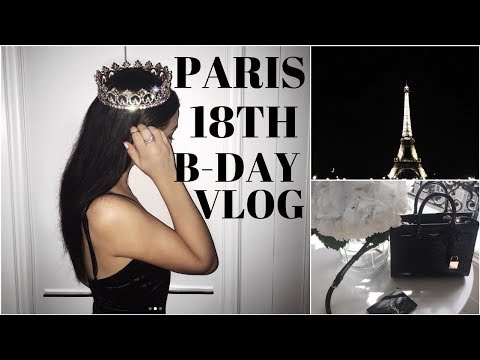 PARIS 18TH B-DAY VLOG! | Meeting fans, shopping, and hella food