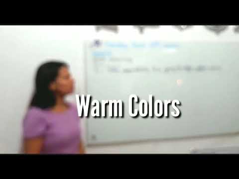 Warm colors - Acquire English Without Fear - Inglés Palmira 2020