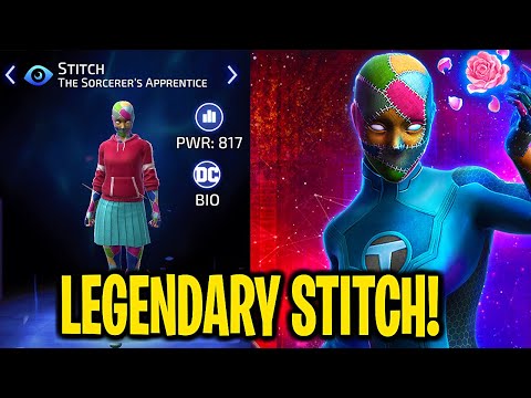 NEW CHARACTER STITCH LEGENDARY RANK UP! - DC Legends